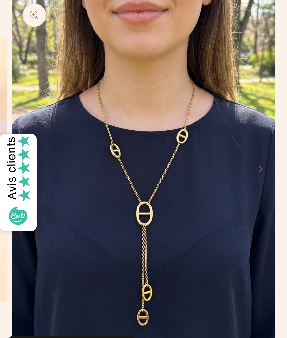 Collier Sautoir Aria